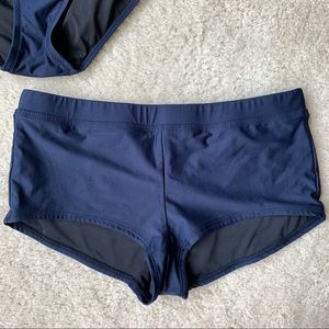 J.Crew swimsuit bikini shorts navy size Medium
